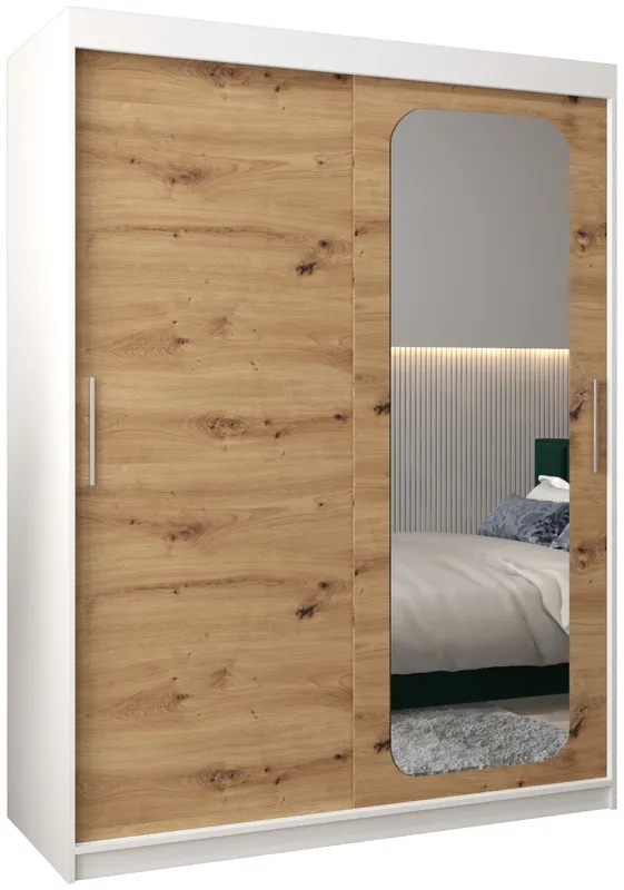 Skriňa s posuvnými dverami so zrkadlom Promo T2 150