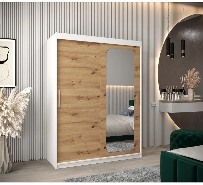 Skriňa s posuvnými dverami so zrkadlom Promo T2 150