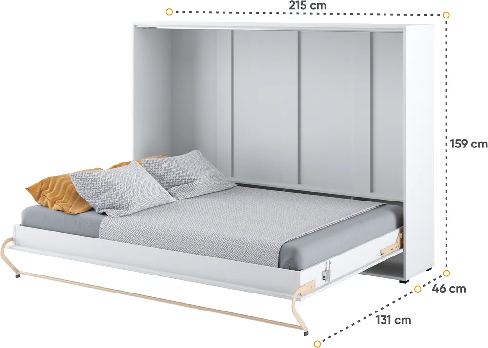 Sklápěcí postel vodorovná 140 Concept Pro