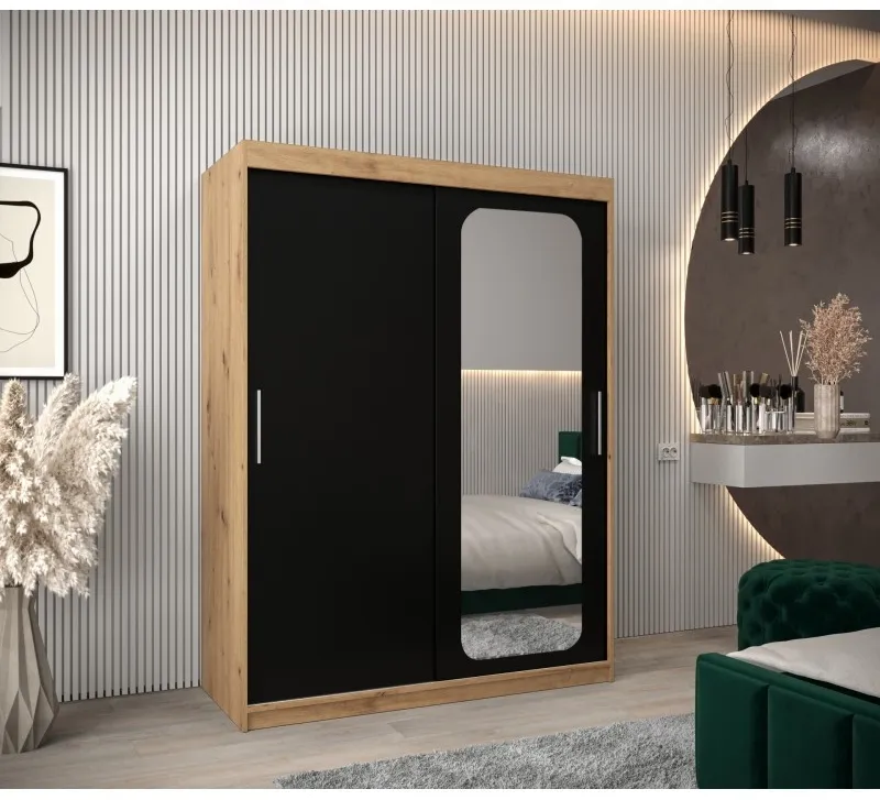 Skriňa s posuvnými dverami so zrkadlom Promo T2 150