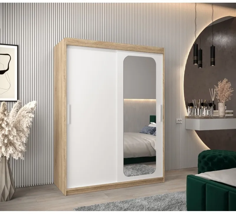 Skriňa s posuvnými dverami so zrkadlom Promo T2 150