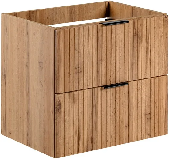 Koupelnový nábytkový set Adel Oak 120 s umyvadly na desku stolu