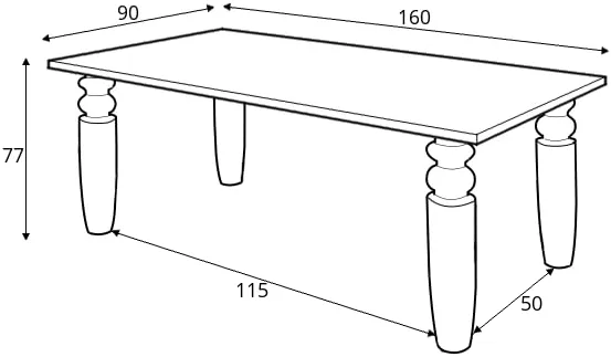 Stół Drexler 160 x 90