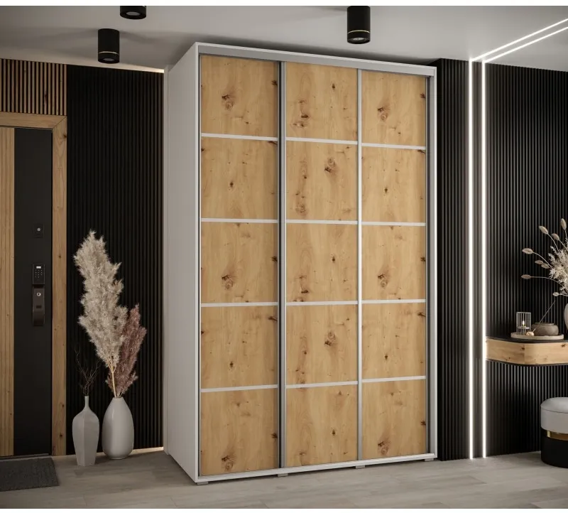 Šatní skříň s posuvnými dveřmi Davos 4 150 cm 60 cm hloubky