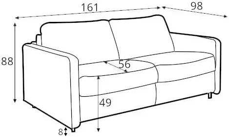 Sofa 2-osobowa Ema