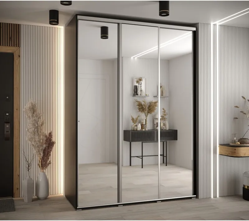 Šatní skříň s posuvnými dveřmi Davos 2 170 cm 60 cm hloubky
