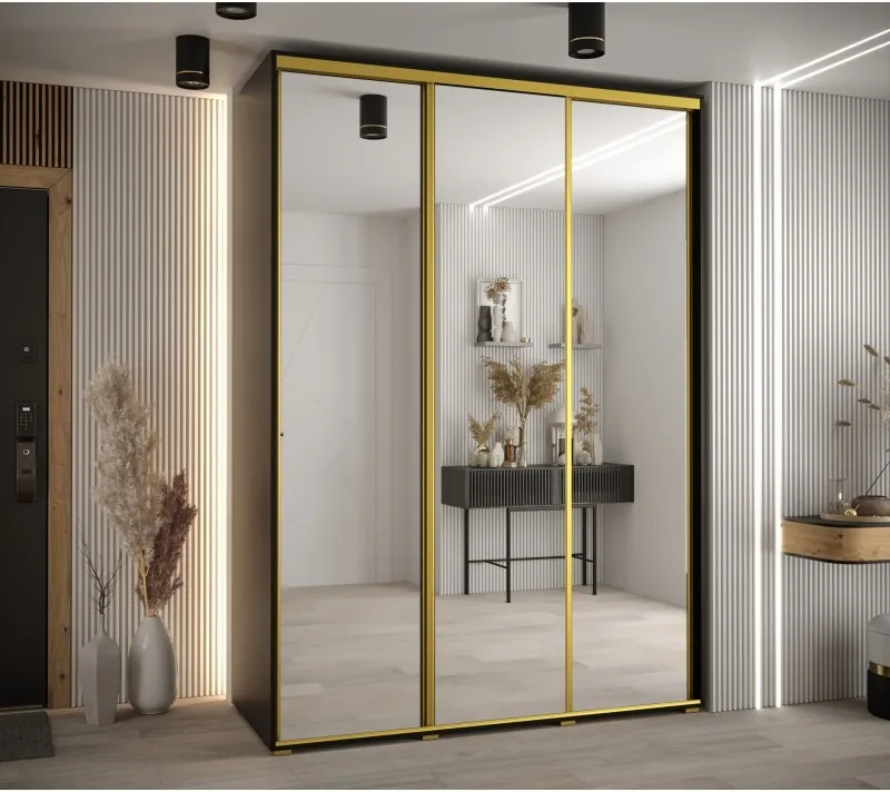 Šatní skříň s posuvnými dveřmi Davos 2 170 cm 60 cm hloubky