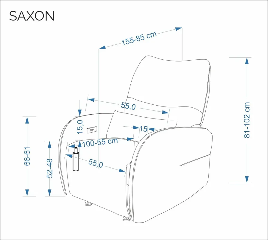 Fotel Saxon