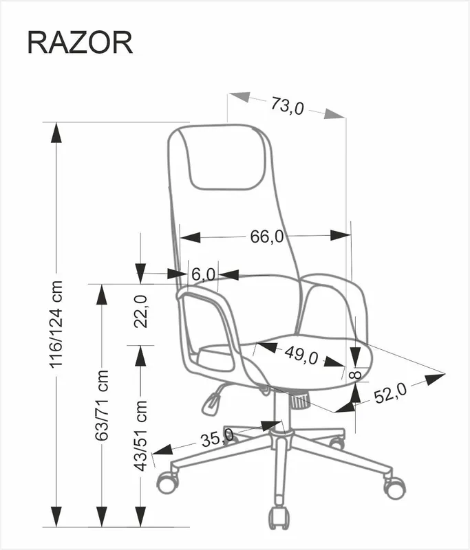Fotel Razor