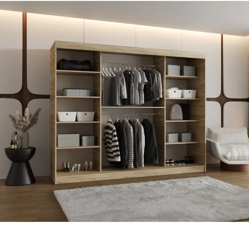 Skriňa s posuvnými dverami so zrkadlom Royal 250 cm
