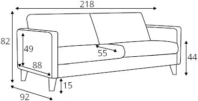 Sofa 3-osobowa Impulse