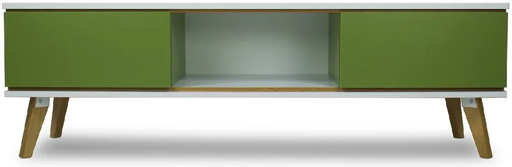 Zelený TV stolek do obývacího pokoje Jorgen