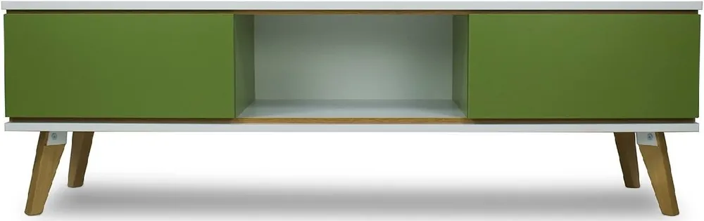 Zelený TV stolek Jorgen do obývacího pokoje