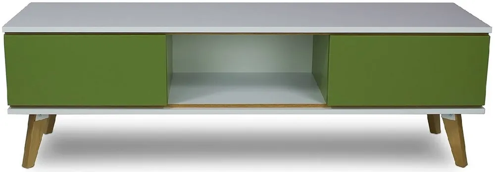 Zelený TV stolek do obývacího pokoje Jorgen
