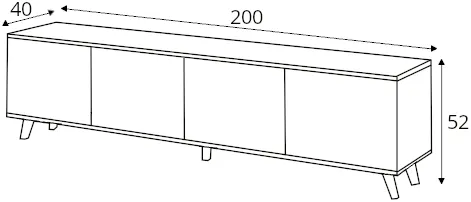 Szafka RTV 200 Random