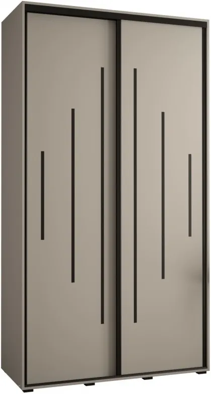 Vysoká posuvná skříň Dakota 12 130 hloubka 45 cm výška 235,2 cm