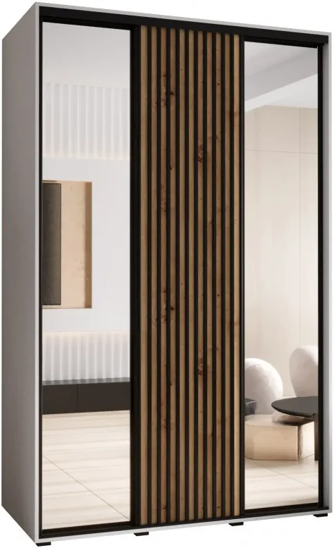 Szafa przesuwna z lustrem Lanko 2 160 45 cm głębokości