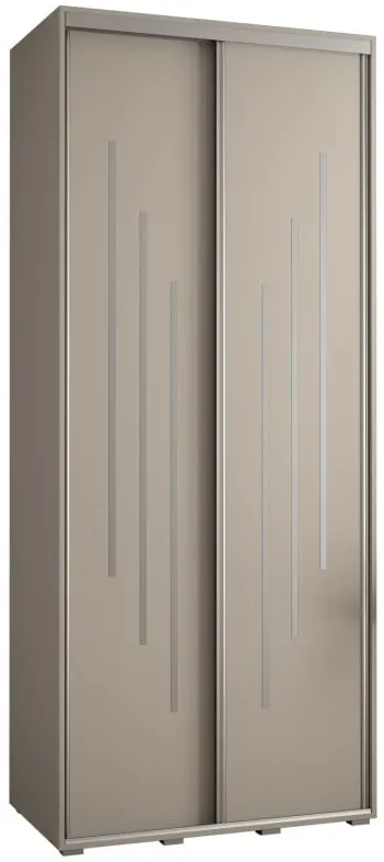 Skriňa s posuvnými dverami vysoká Dakota 8 100 hĺbka 60 cm výška 235,2 cm