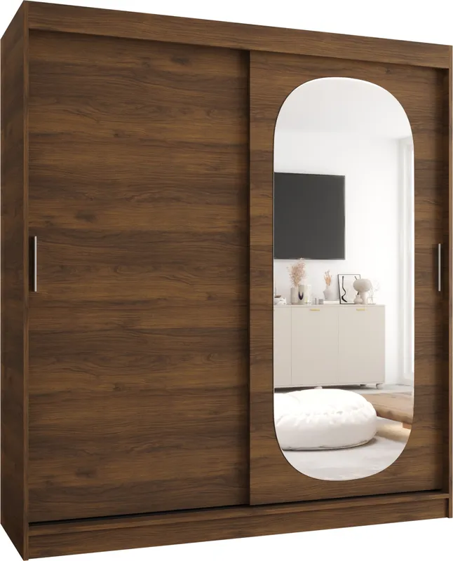 Skriňa s posuvnými dverami so zrkadlom Royal 180 cm