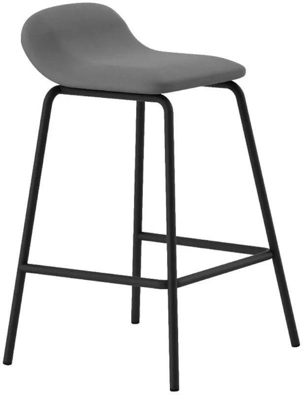 Barová stolička s operadlom Laroc (výška 69 cm)