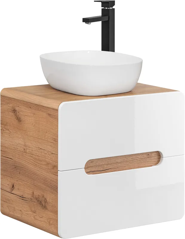 Skříňka pod deskové umyvadlo Aruba White