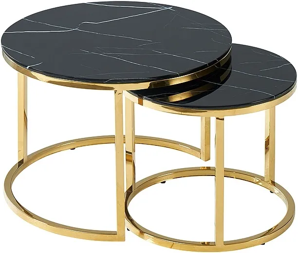 Zestaw eleganckich ław do salonu Muse II