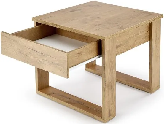 Konferenční stolek Nea čtvercový do obývacího pokoje dub wotan