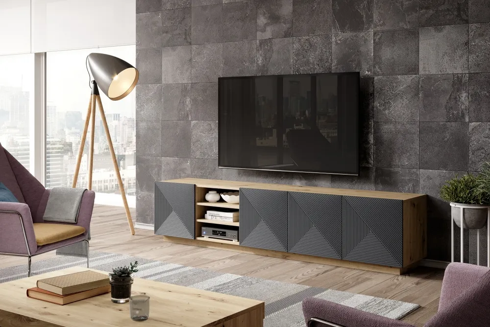 TV stolek s výklenkem Asha 200