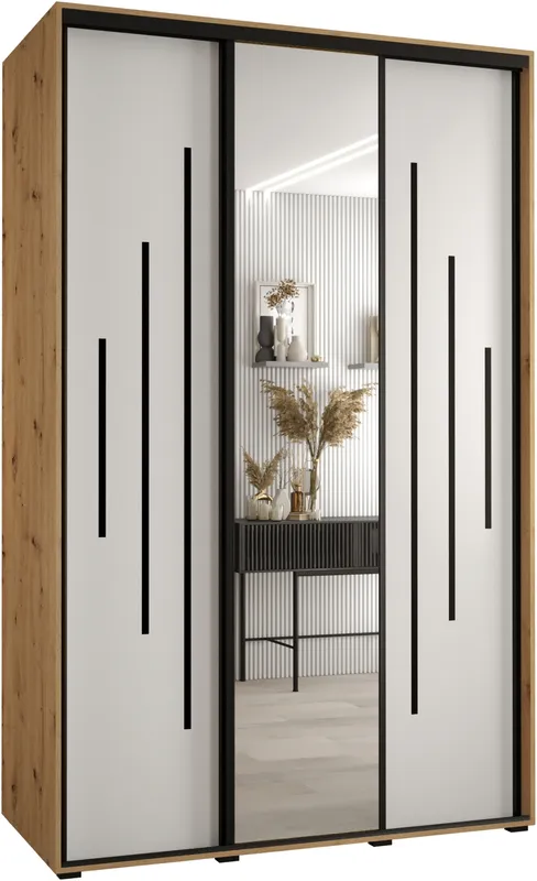 Šatní skříň s posuvnými dveřmi Davos 150 cm