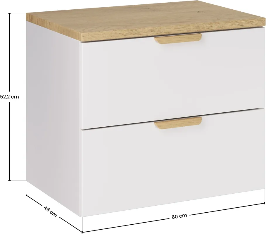 Szafka pod umywalkę Aster White