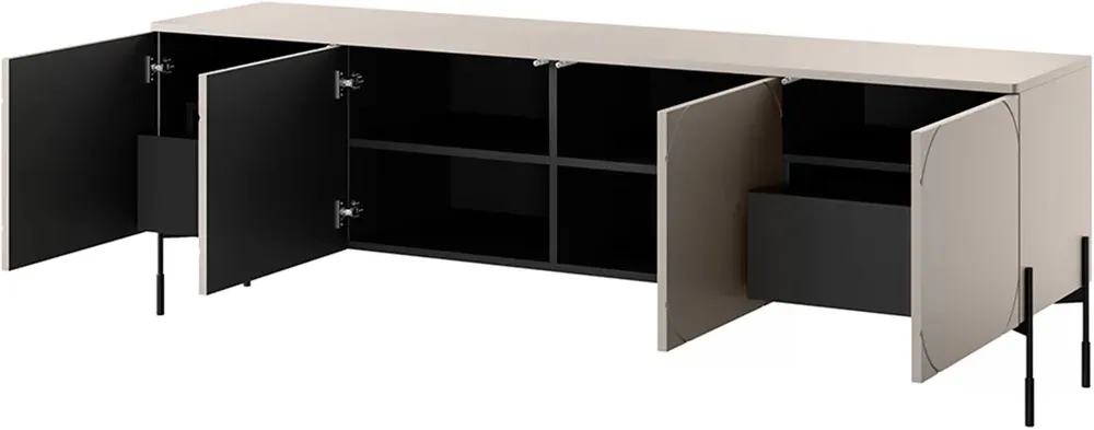 TV stolek se 2 zásuvkami Sonatia 200 cm