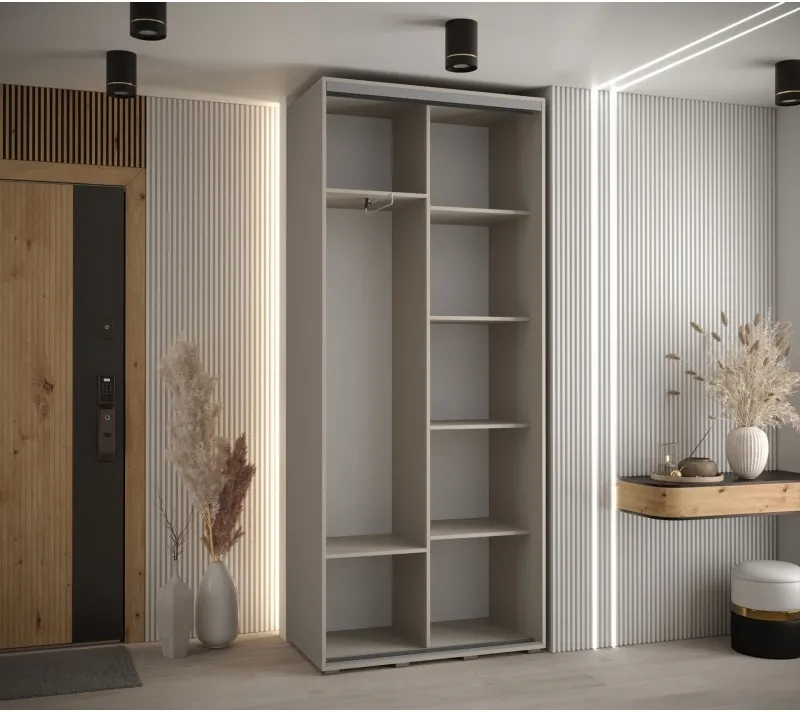 Posuvná skříň se zrcadlem Dakota 3 120 hloubka 45