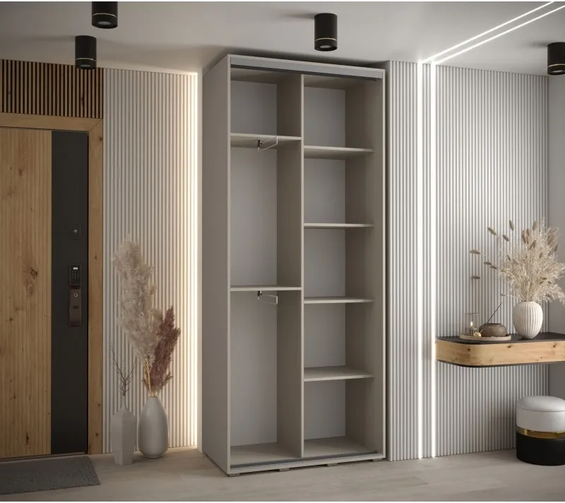 Posuvná skříň se zrcadlem Dakota 3 120 hloubka 45