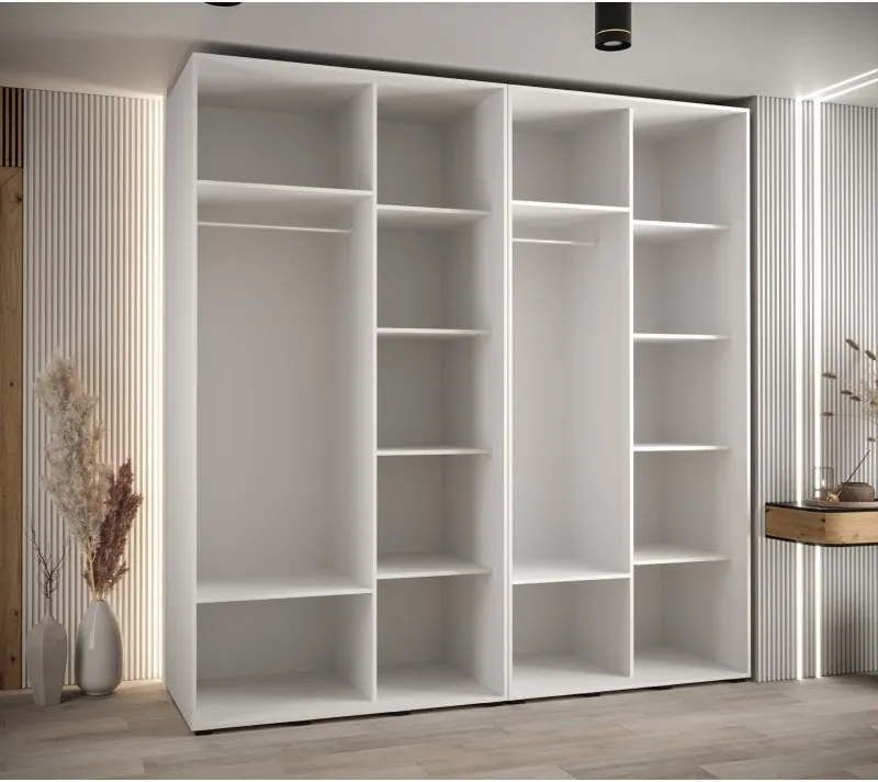 Szafa przesuwna z lustrem wysoka Davos 3 230 głębokość 60 cm