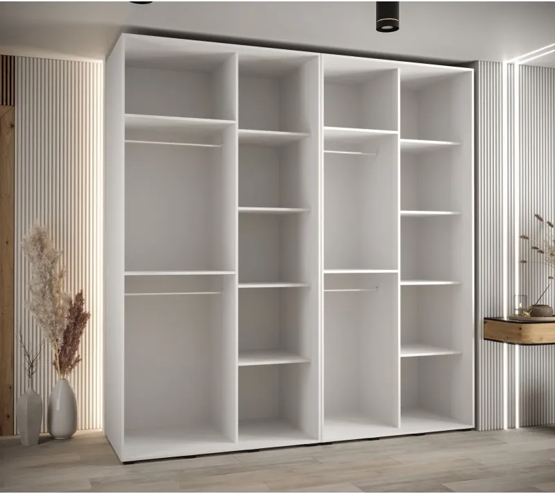 Szafa przesuwna z lustrem wysoka Davos 3 230 głębokość 60 cm