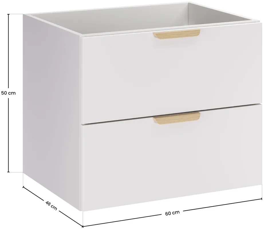 TV stolík pod umývadlo Aster White