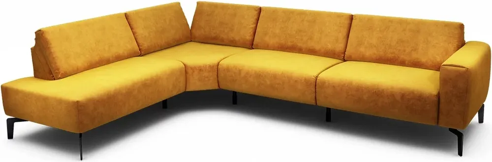 Velká nerozkládací rohová pohovka Cosy, levá bez úložného prostoru