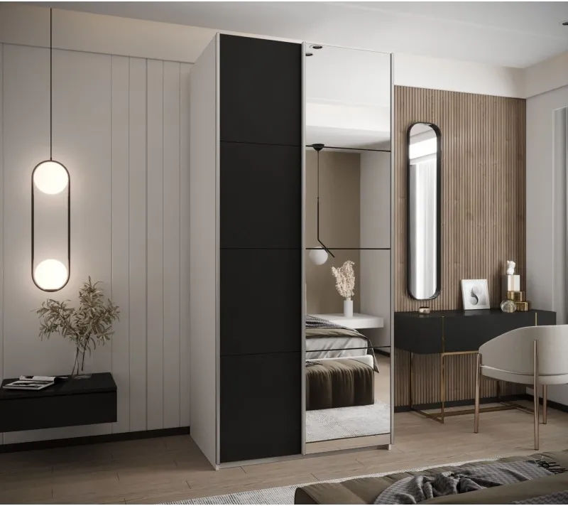 Skriňa s posuvnými dverami so zrkadlom Lux 3 120