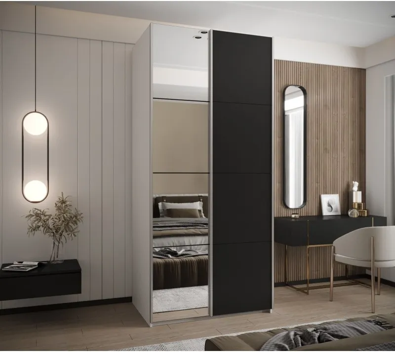 Skriňa s posuvnými dverami so zrkadlom Lux 3 120