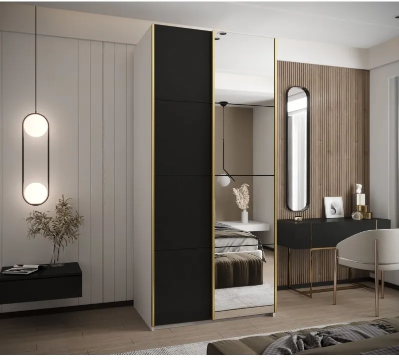 Skriňa s posuvnými dverami so zrkadlom Lux 3 120