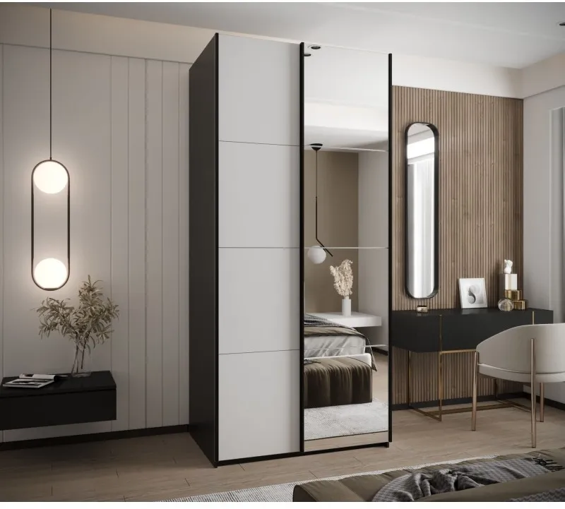 Skriňa s posuvnými dverami so zrkadlom Lux 3 120