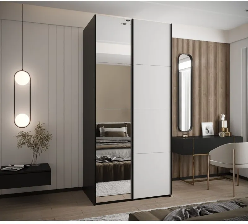 Skriňa s posuvnými dverami so zrkadlom Lux 3 120