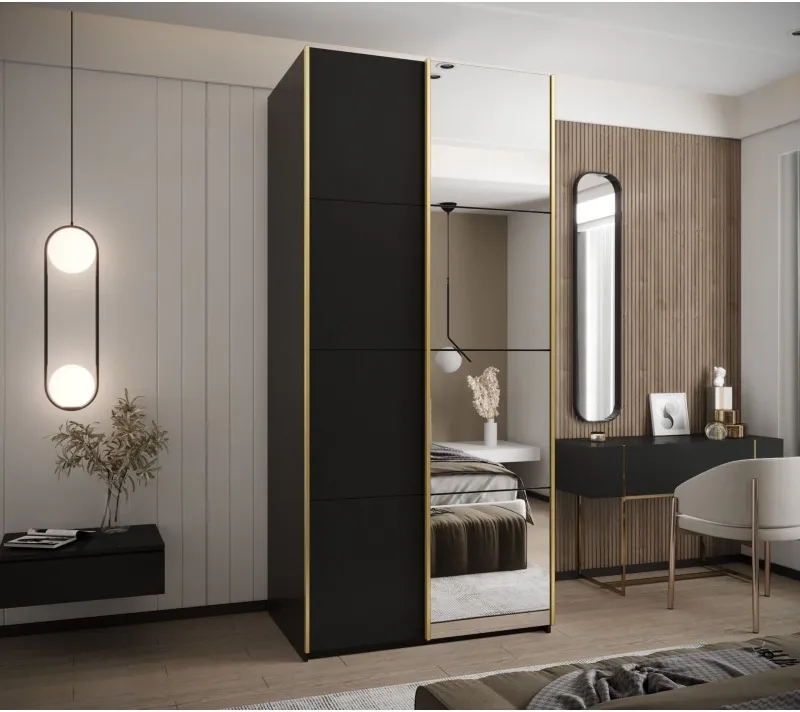Skriňa s posuvnými dverami so zrkadlom Lux 3 120