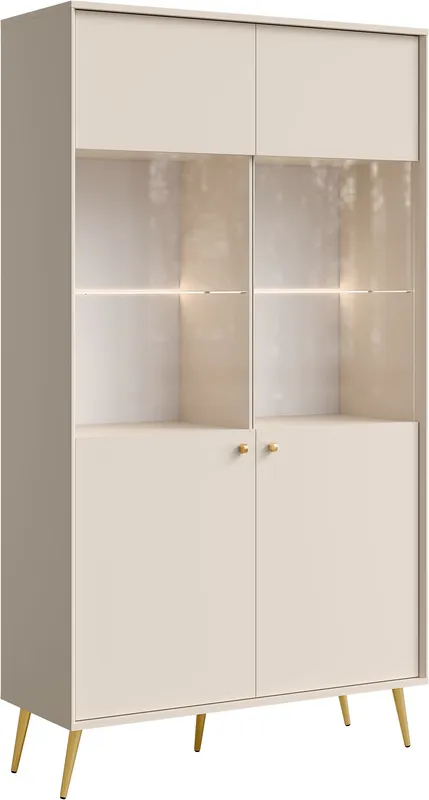 Witryna Rose z oświetleniem