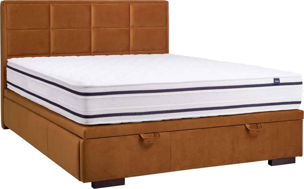 Kontinentální postel Choco 140x200 s úložným prostorem