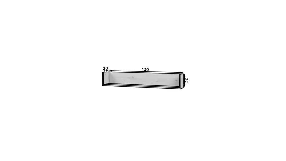 Półka wisząca Janez