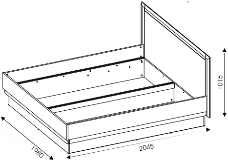 Postel Besto 180 cm