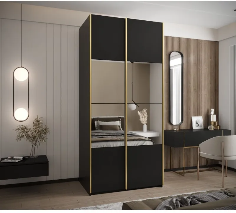 Posuvná skříň se zrcadlem Lux 4 100