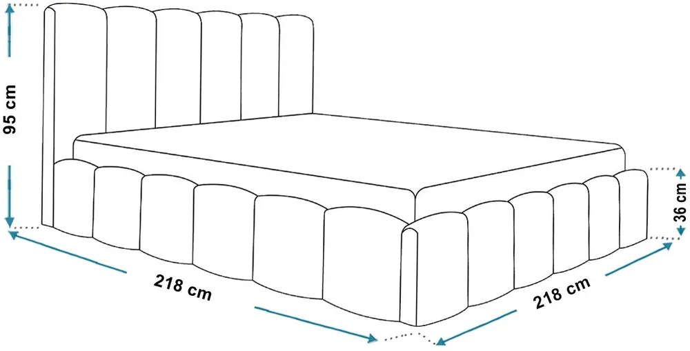 Posteľ Slim 11 200