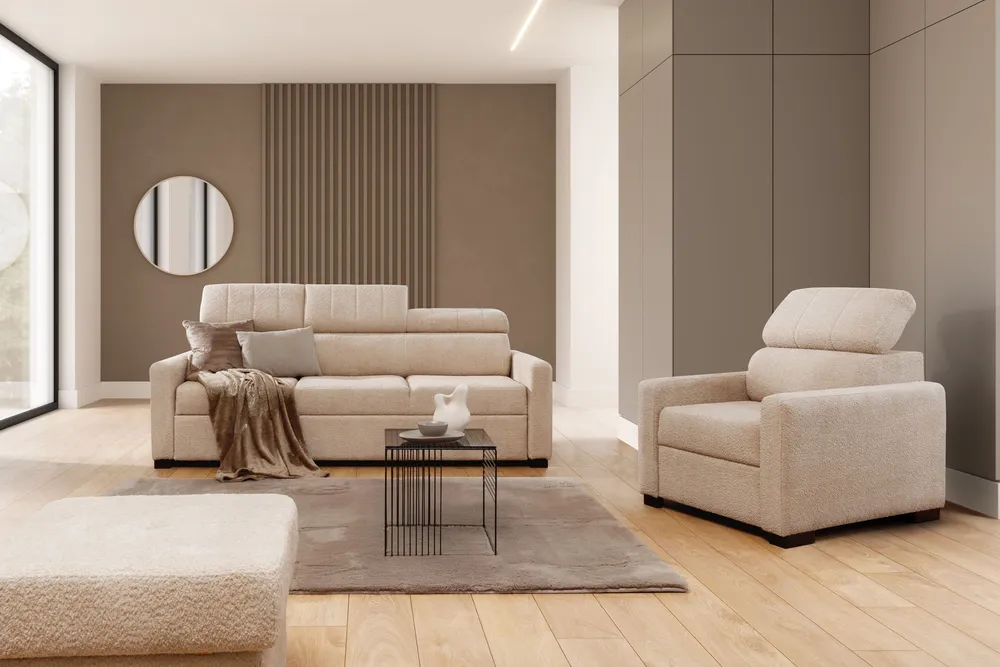 Sofa Taremo trzyosobowa z funkcją spania